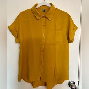 NWOT Mustard Shirt